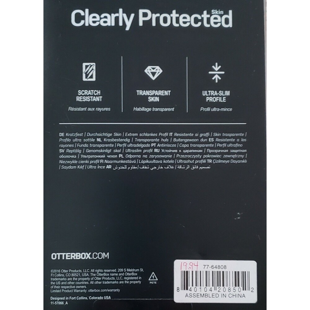 Samsung Galaxy A50 OTTERBOX Phone Case / Skin - Clearly Protected Series, NEW - Picture 3 of 3